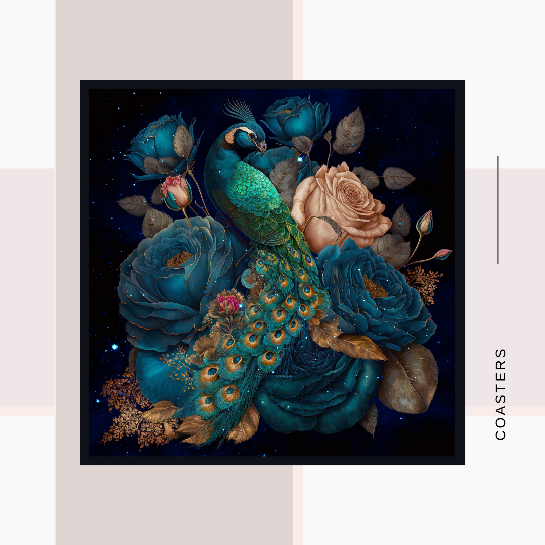 Embrace the Elegance of Moody Nature Coasters